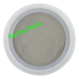 PTFE Tri Clamp Screen Sanitärdichtung mit SS 316 Mesh